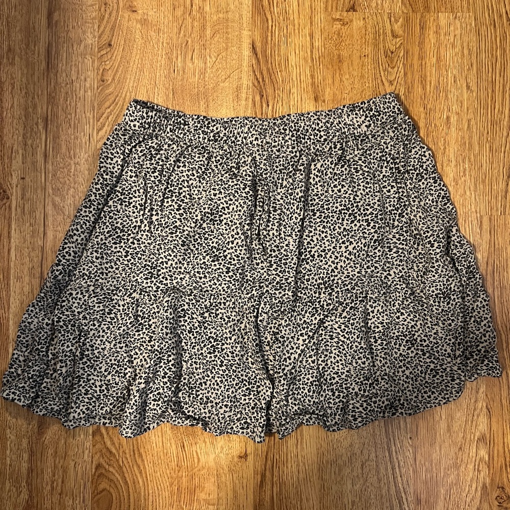 American Eagle, Cheetah Print Skirt, Size Small
